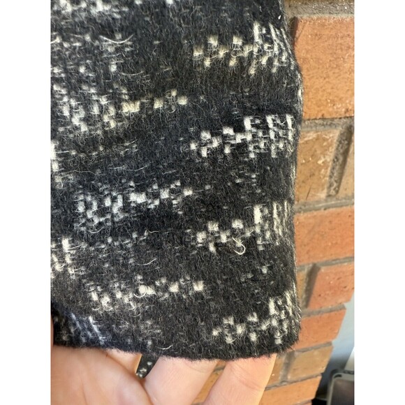 Dusan Wool/ Silk Blend Tweed Coat Size XL Made In Italy *holes - Picture 3 of 16